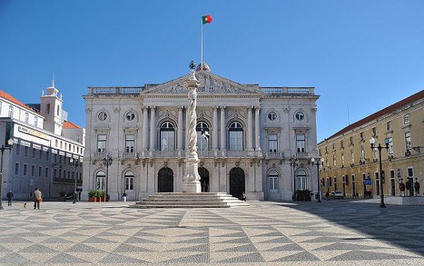La plaza del Municipio. La sede del poder en Lisboa