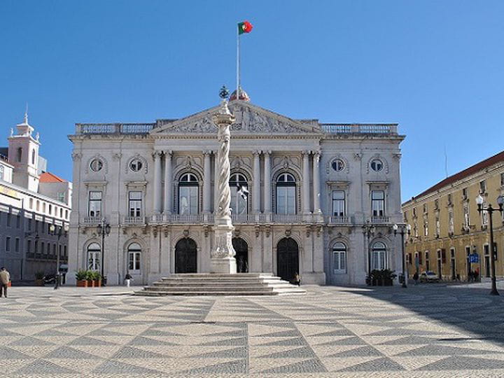 La plaza del Municipio. La sede del poder en Lisboa